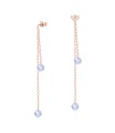 Dangling Chain Silver Earring STC-2217